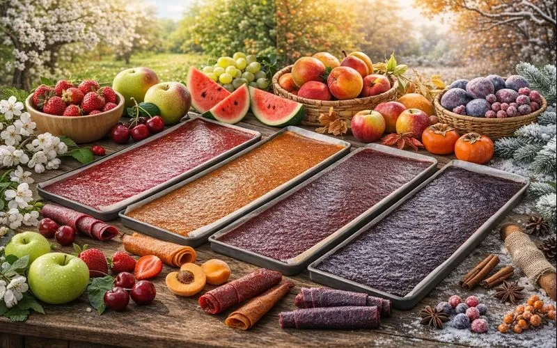 اثر تغییرات فصلی میوه بر فرایند تولید لواشک و کیفیت نهایی محصول